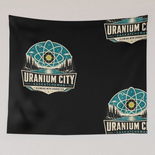 Item preview, Uranium City, Saskatchewan – Glowing With Character Atomic Design designed and sold by HROC.
