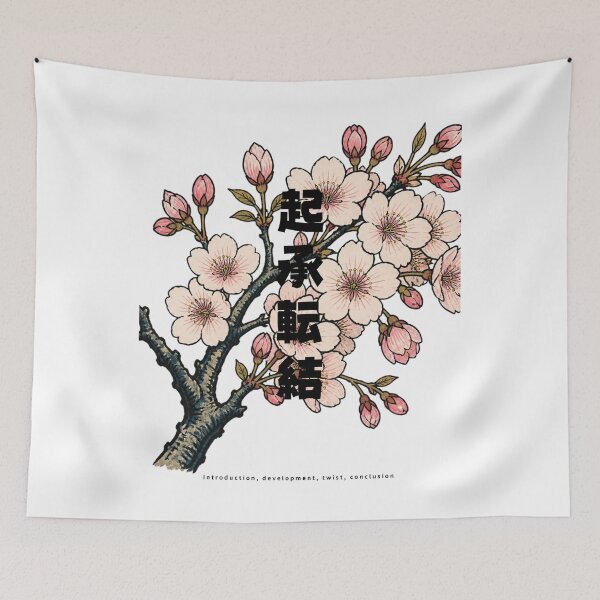 Item preview, Kishoutenketsu - Story Structure | Ukiyo-e Sakura | Japanese Design designed and sold by JapanMemoir.