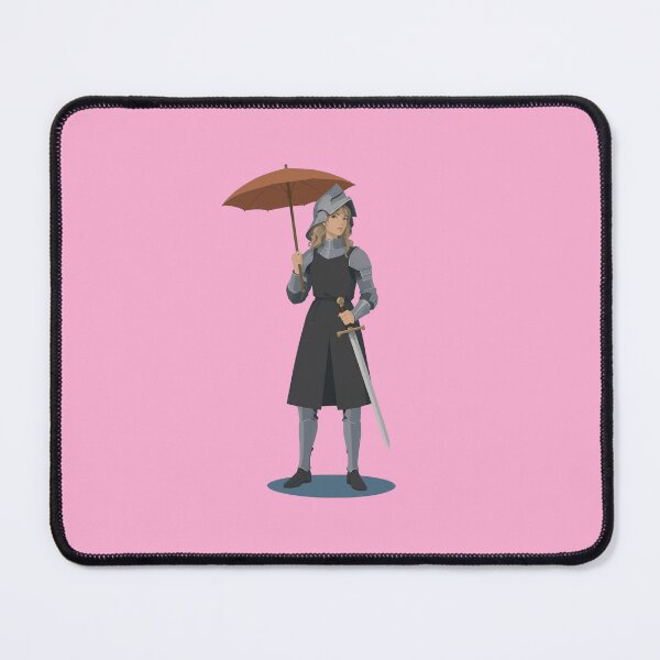 Item preview, Lady Knight Orange Parasol Fantasy Warrior designed and sold by KungPowUnicorn.