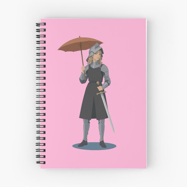 Item preview, Lady Knight Orange Parasol Fantasy Warrior designed and sold by KungPowUnicorn.