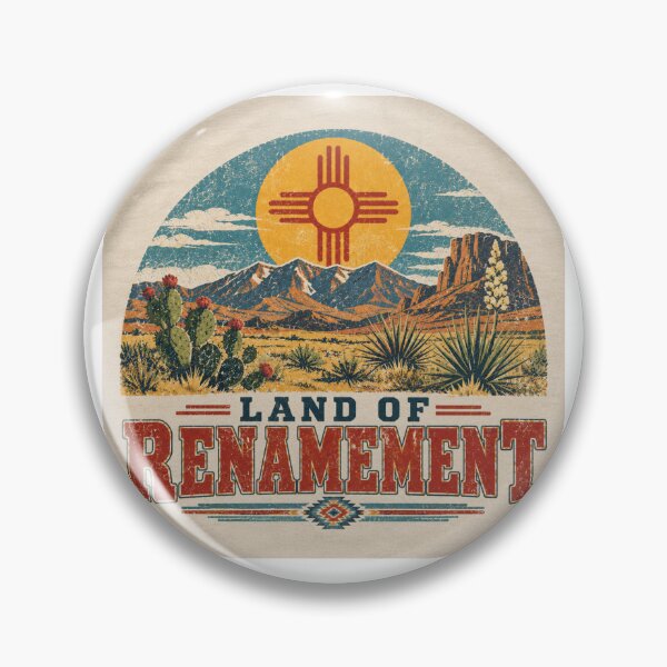 Item preview, Land of Renamement Funny New Mexico Renaming Parody designed and sold by Pop, Culture and Stuff.