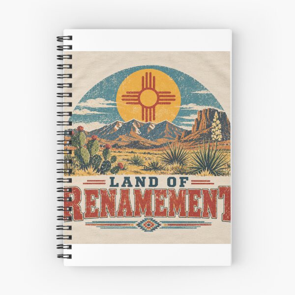 Item preview, Land of Renamement Funny New Mexico Renaming Parody designed and sold by Pop, Culture and Stuff.