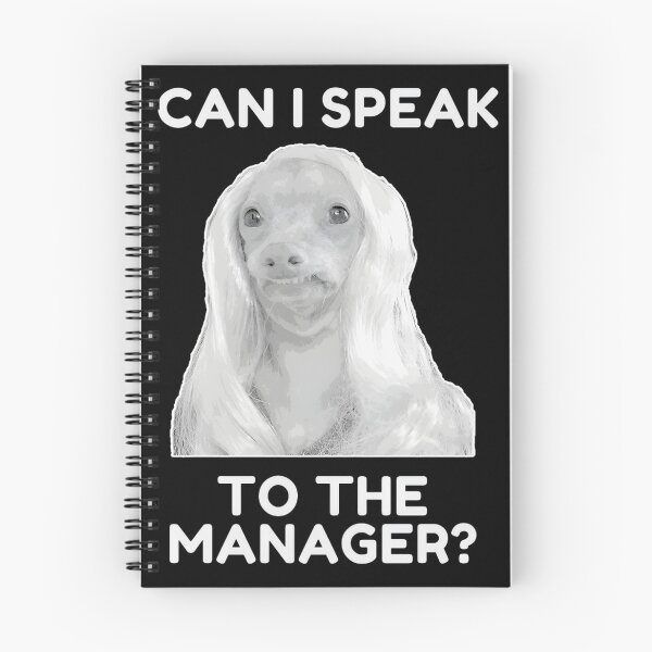 Item preview, Funny Can I Speak To The Manager Karen Dog Wearing Wig Illustration designed and sold by kevinmonebiang.