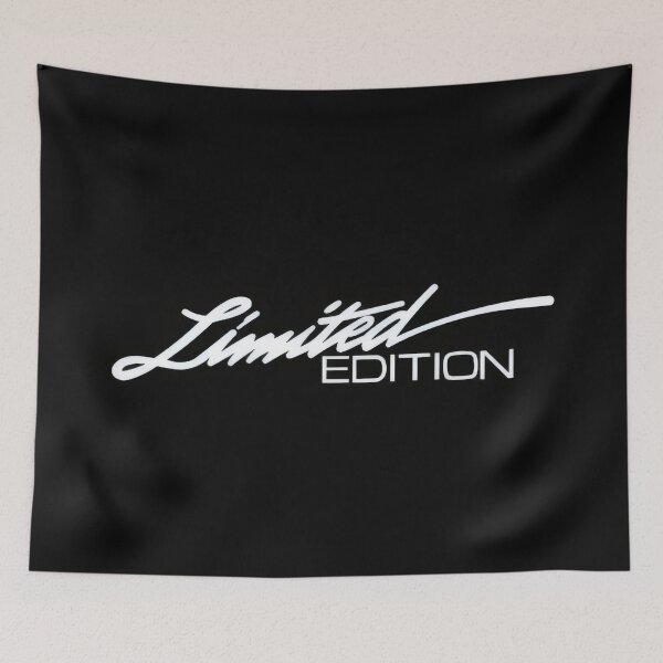Item preview, Minimalist Cursive Limited Edition Logo - Black & White Calligraphy Poster designed and sold by Billy Morfo™.