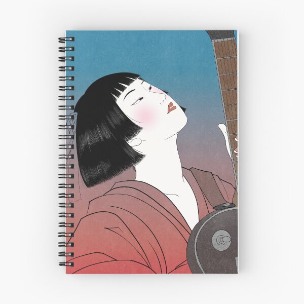 Item preview, Japanese Woman Playing Electric Guitar designed and sold by AkogareWorks.