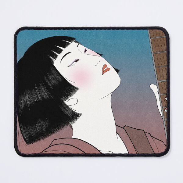 Item preview, Japanese Woman Playing Electric Guitar designed and sold by AkogareWorks.