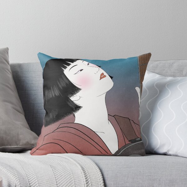 Item preview, Japanese Woman Playing Electric Guitar designed and sold by AkogareWorks.