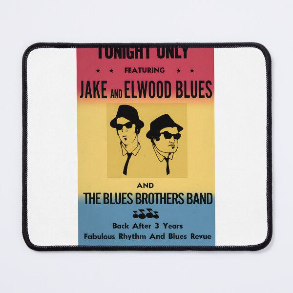 Item preview, Vintage Blues Brothers Concert Poster Artwork with Retro Music Theme designed and sold by heckoffman.