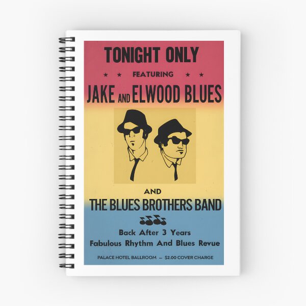 Item preview, Vintage Blues Brothers Concert Poster Artwork with Retro Music Theme designed and sold by heckoffman.