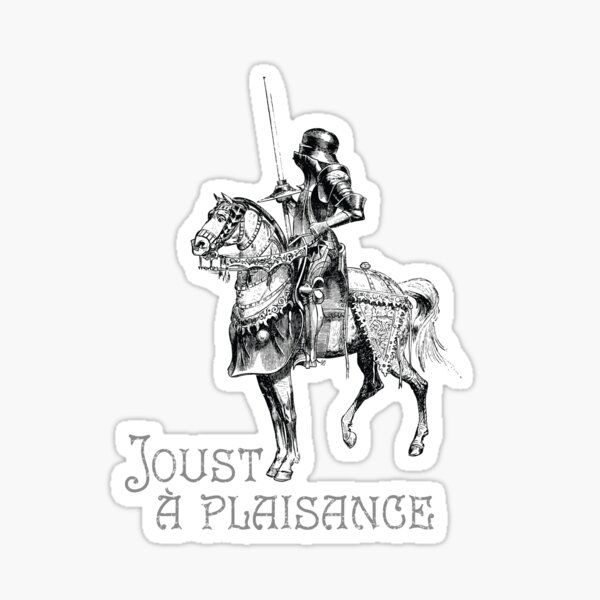Artikel-Vorschau von Joust à plaisance - Berittener Ritter in Rüstung, designt und verkauft von vintageforge.