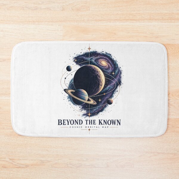 Item preview, Beyond the Known – Cosmic Galaxy & Planets Vintage Space Art designed and sold by O&Z Design .