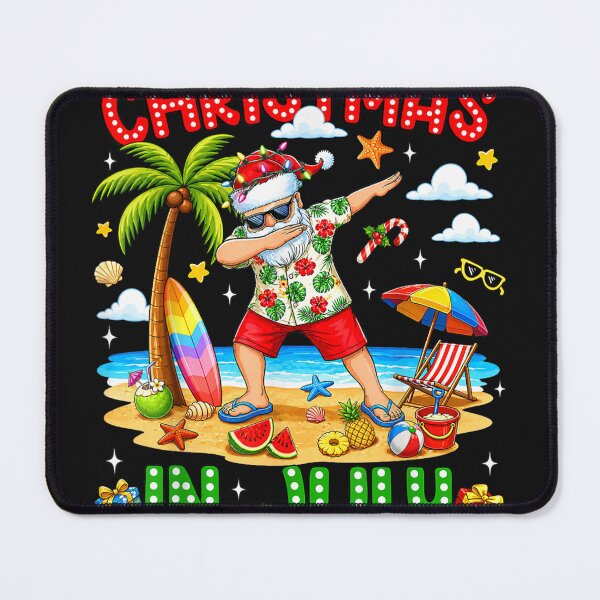 Item preview, Christmas in July Dabbing Santa Hawaiian Xmas Summer Men Kid designed and sold by bandom557.