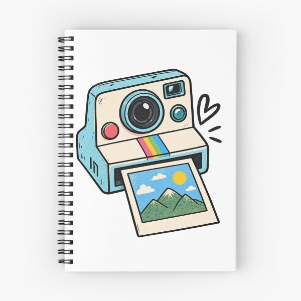 Item preview, Retro Instant Camera Vintage Travel Sticker Art designed and sold by LarkLeaf.