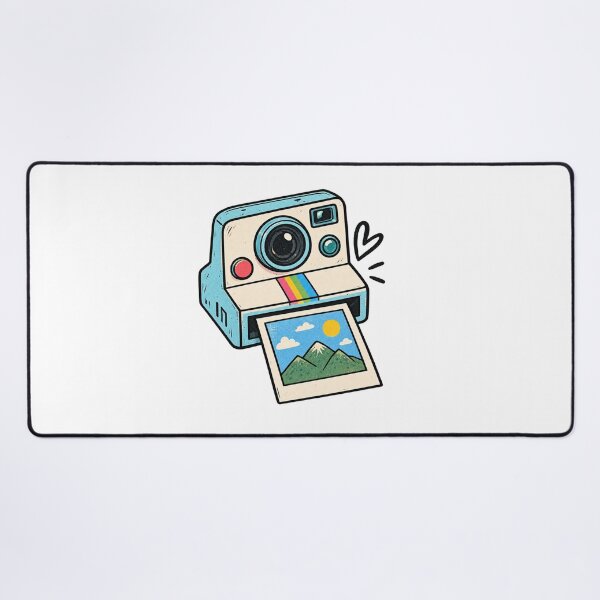 Item preview, Retro Instant Camera Vintage Travel Sticker Art designed and sold by LarkLeaf.