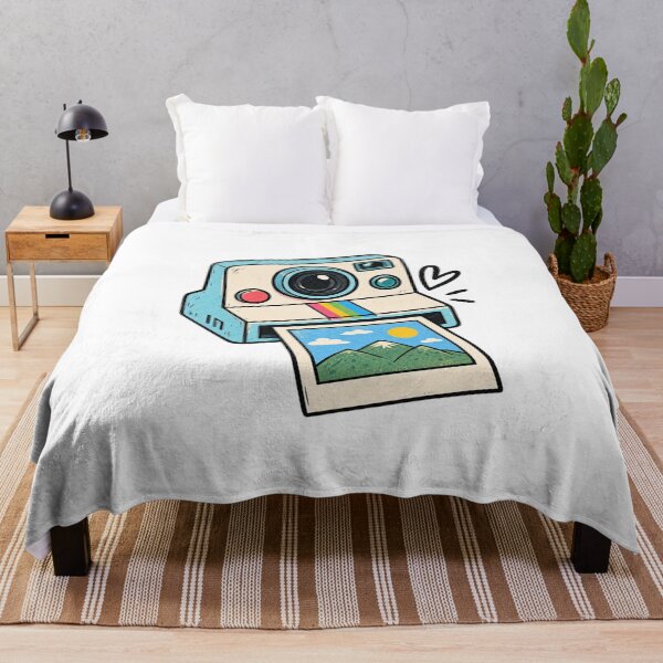 Item preview, Retro Instant Camera Vintage Travel Sticker Art designed and sold by LarkLeaf.