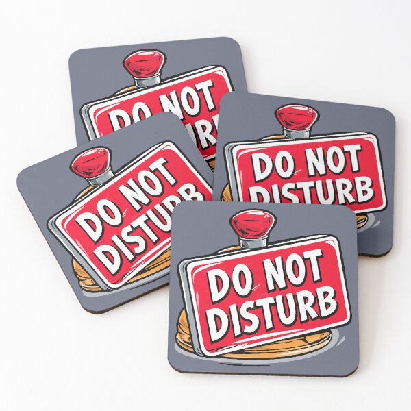 Item preview, Do Not Disturb Bell Ring Design designed and sold by RichardRags.