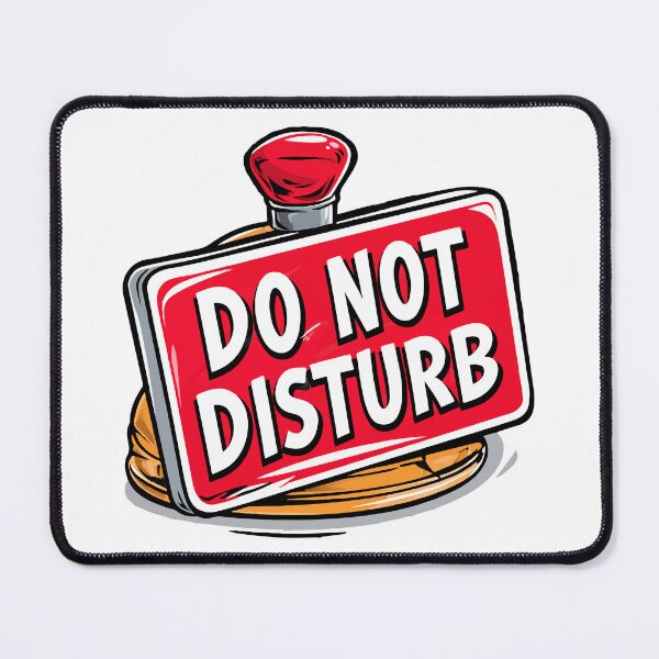 Item preview, Do Not Disturb Bell Ring Design designed and sold by RichardRags.