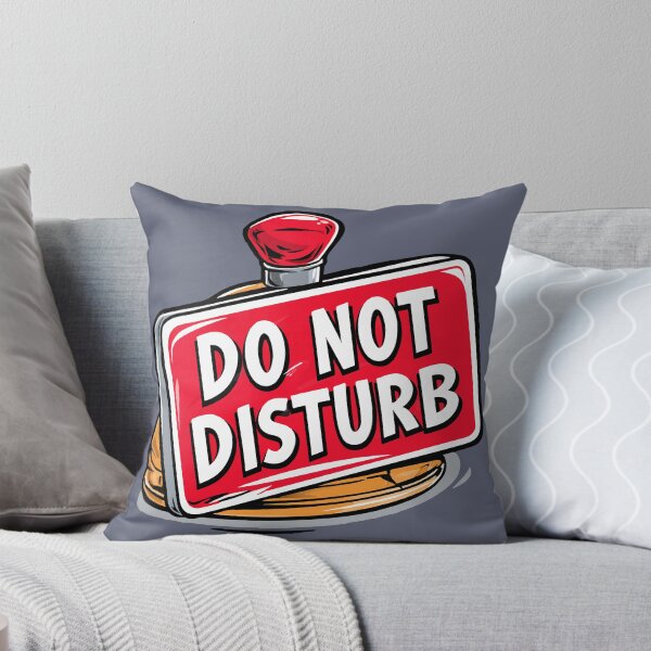 Item preview, Do Not Disturb Bell Ring Design designed and sold by RichardRags.