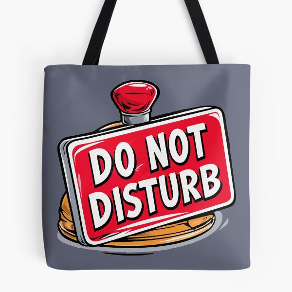Item preview, Do Not Disturb Bell Ring Design designed and sold by RichardRags.