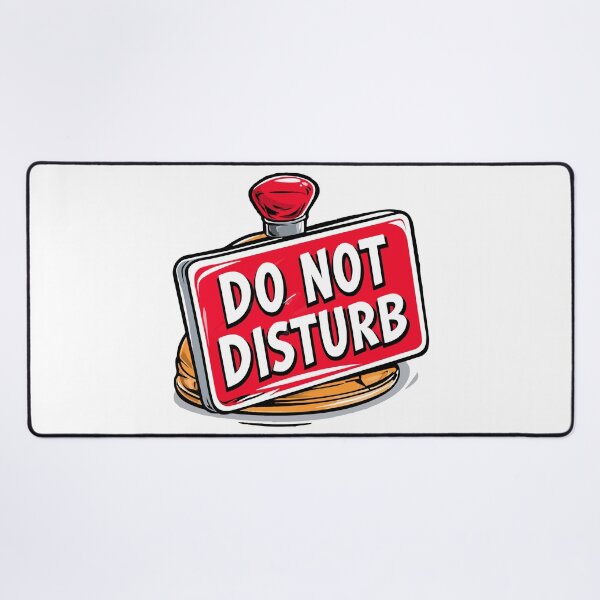 Item preview, Do Not Disturb Bell Ring Design designed and sold by RichardRags.