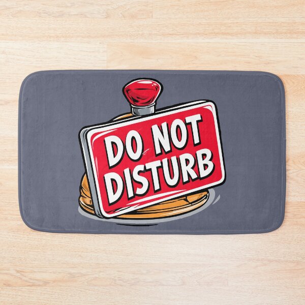 Item preview, Do Not Disturb Bell Ring Design designed and sold by RichardRags.