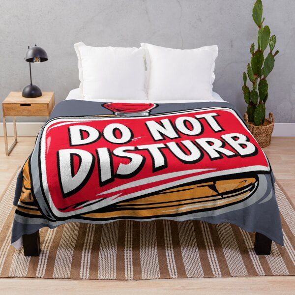 Item preview, Do Not Disturb Bell Ring Design designed and sold by RichardRags.