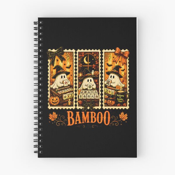 Item preview, Ghost Playing Mahjong Halloween Spooky Chinese Game designed and sold by huyongton.