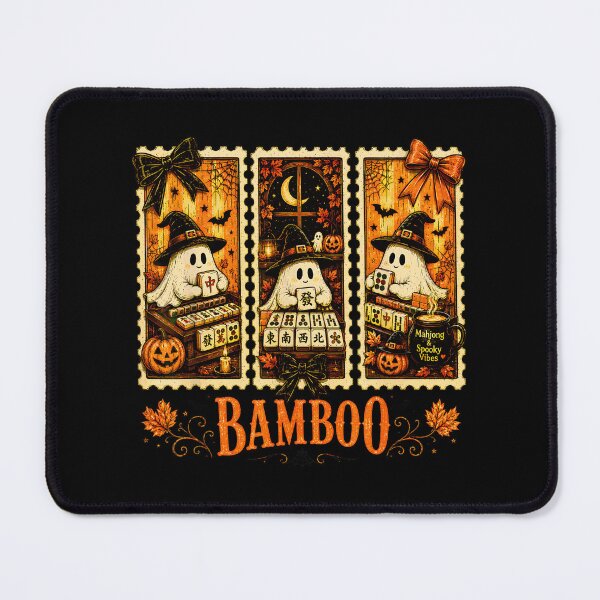Item preview, Ghost Playing Mahjong Halloween Spooky Chinese Game designed and sold by huyongton.