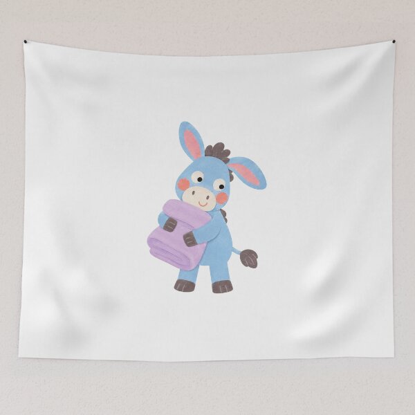 Item preview, Donkey with a Folded Blanket designed and sold by The-Art-of-D.
