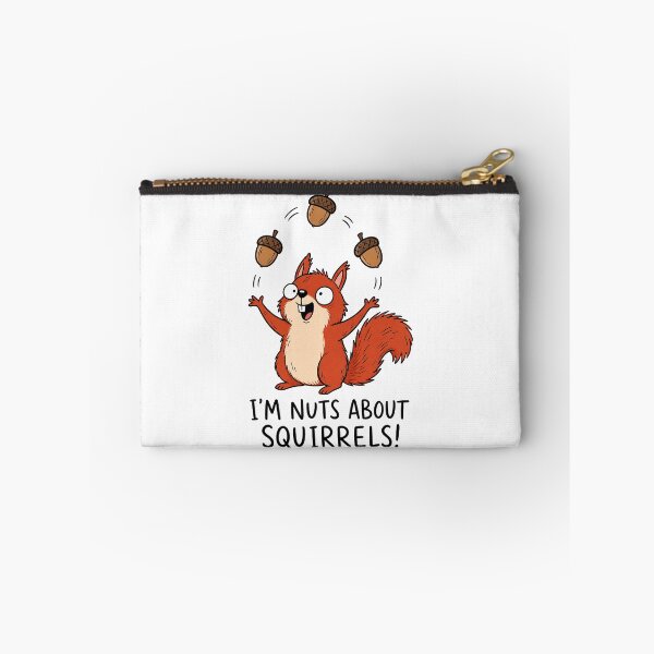 Item preview, I’m Nuts About Squirrels Funny Squirrel Lover Cartoon designed and sold by ShirtWreck.