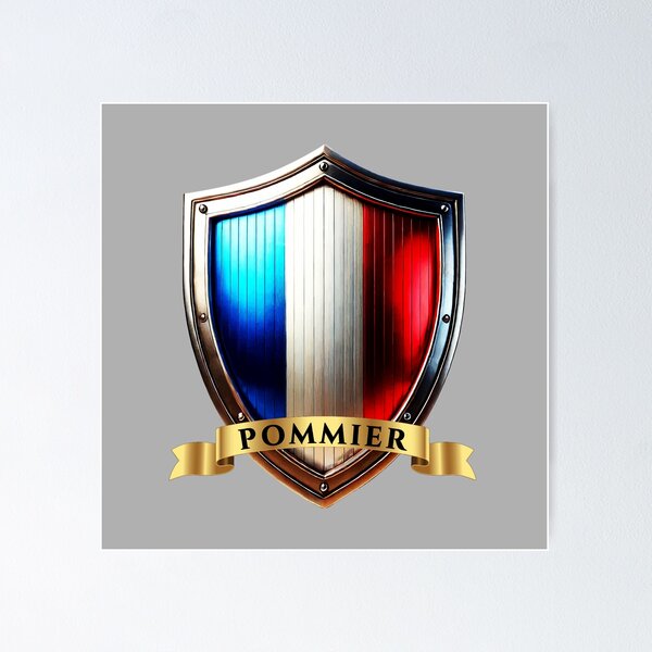 Item preview, Pommier French Heritage Crest Shield designed and sold by Highlandkings.