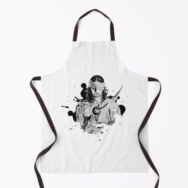 Item preview, Vagabond Musashi Miyamoto Samurai Warrior Art Illustration designed and sold by ustores.
