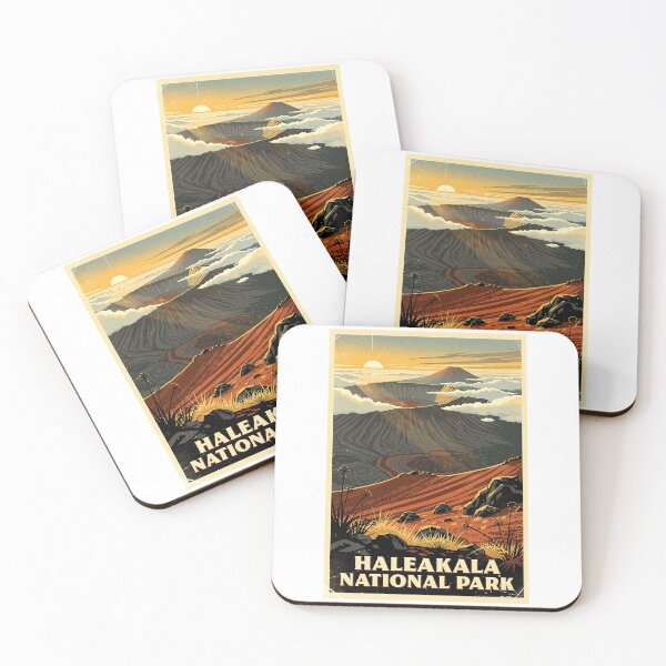 Item preview, Haleakala National Park Vintage Travel Art designed and sold by Teelogic.