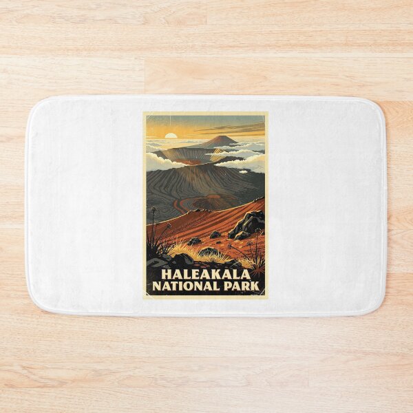 Item preview, Haleakala National Park Vintage Travel Art designed and sold by Teelogic.