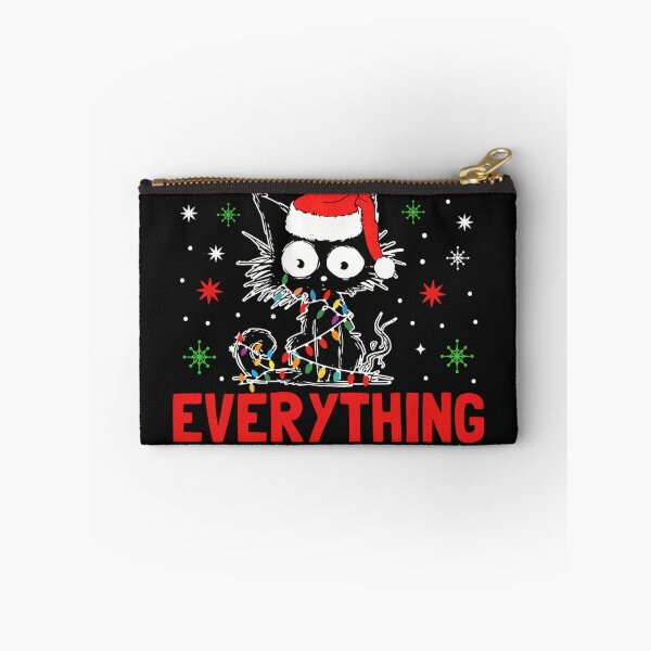 Item preview, It's Fine I'm Fine Everything is Fine Xmas Cat Christmas Long Sleeve designed and sold by bandom557.