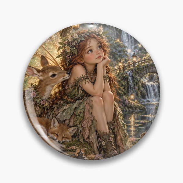Item preview, Elowen Faye Enchanted Forest Fairy designed and sold by FairyArtCottage.