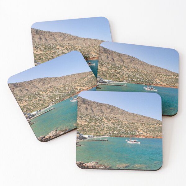 Item preview, Crete: Boat Arriving at Plaka Pier designed and sold by Kasia Design.