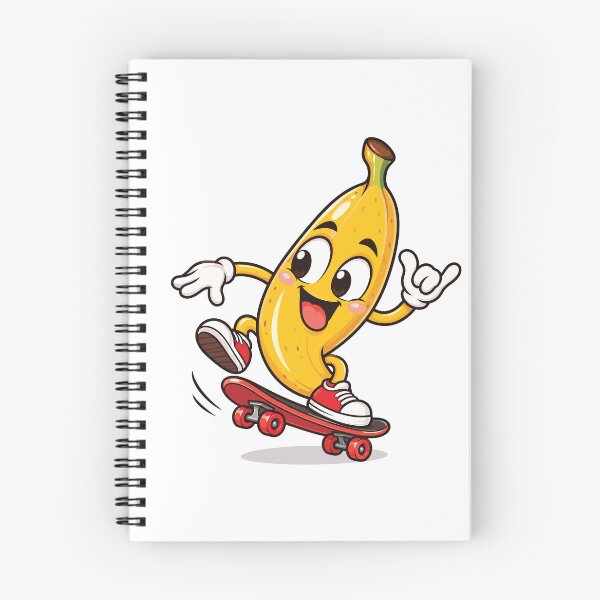 Item preview, Funny Banana Riding a Red Skateboard designed and sold by PRINTIONAL.