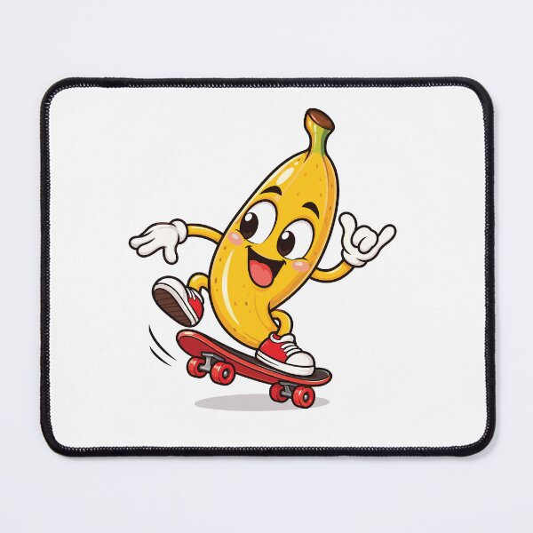 Item preview, Funny Banana Riding a Red Skateboard designed and sold by PRINTIONAL.
