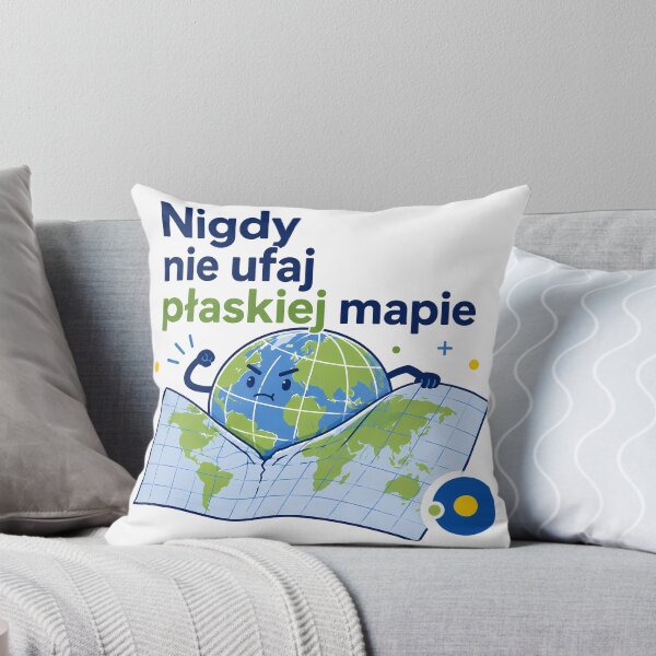 Item preview, Nigdy nie ufaj płaskiej mapie designed and sold by gregorek.