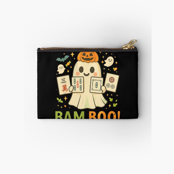 Item preview, Halloween Ghost Playing Mahjong Spooky Boo (2) designed and sold by huyongton.
