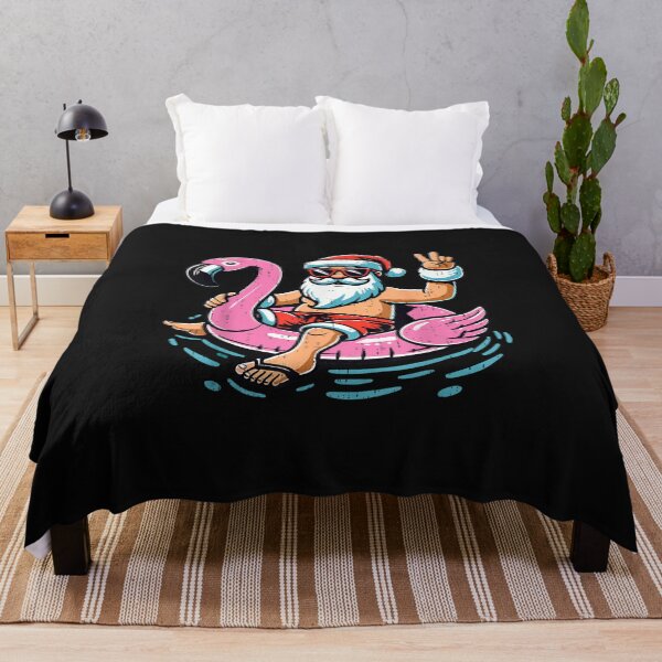 Item preview, Christmas in July Shirt Boys Kids Santa Flamingo Summer Xmas designed and sold by bandom557.