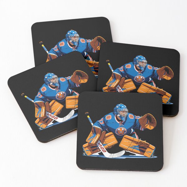 Item preview, Anime Ice Hockey Goalie Blue designed and sold by Slenics.