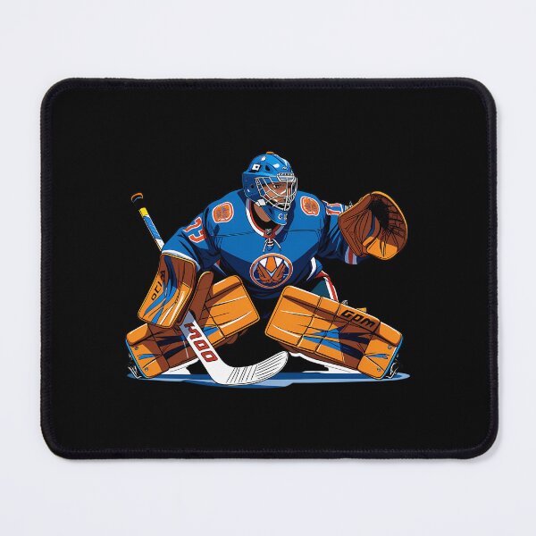 Item preview, Anime Ice Hockey Goalie Blue designed and sold by Slenics.