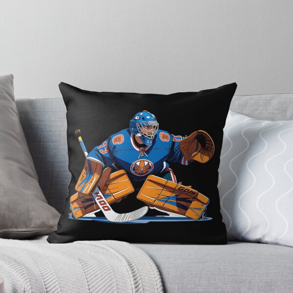Item preview, Anime Ice Hockey Goalie Blue designed and sold by Slenics.