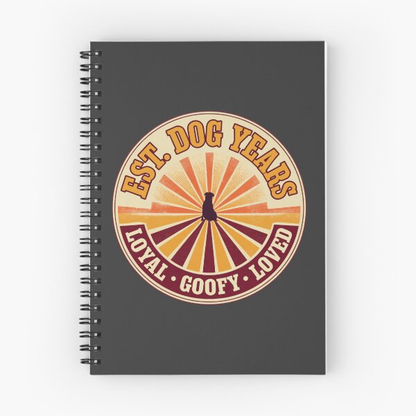 Item preview, EST. Dog Years Loyal Goofy Loved Dog Lover Retro designed and sold by NicolasGlowArt.