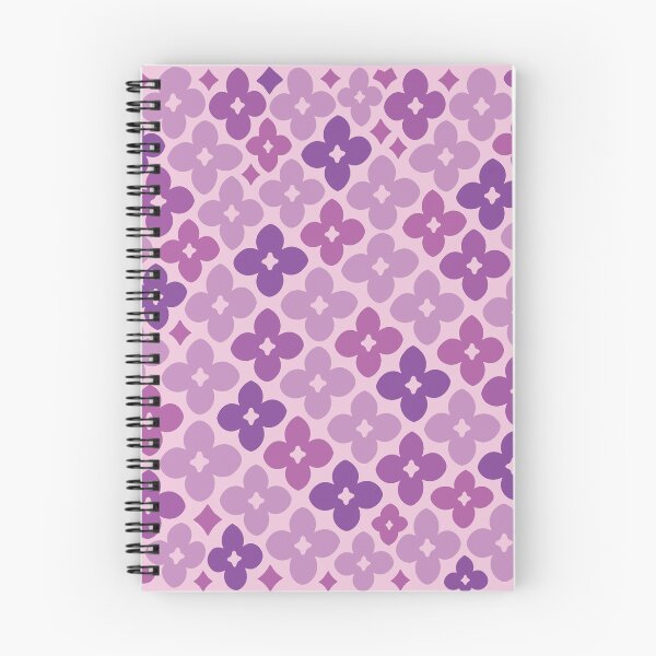 Item preview, Purple Retro Flowers Dense Floral Pattern designed and sold by zan-mf.