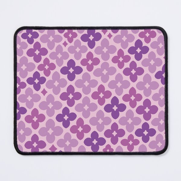 Item preview, Purple Retro Flowers Dense Floral Pattern designed and sold by zan-mf.