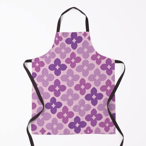 Aperçu de l'œuvre Purple Retro Flowers Dense Floral Pattern créée et vendue par zan-mf.