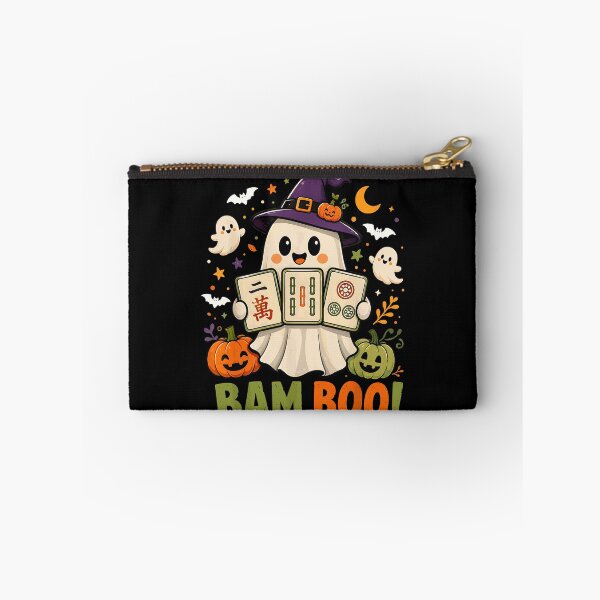 Item preview, Halloween Ghost Playing Mahjong Spooky Boo (3) designed and sold by huyongton.